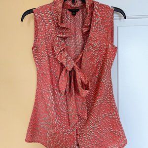 Banana Republic pink sleeveless blouse